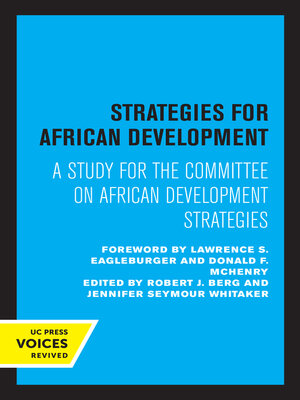 cover image of Strategies for African Development